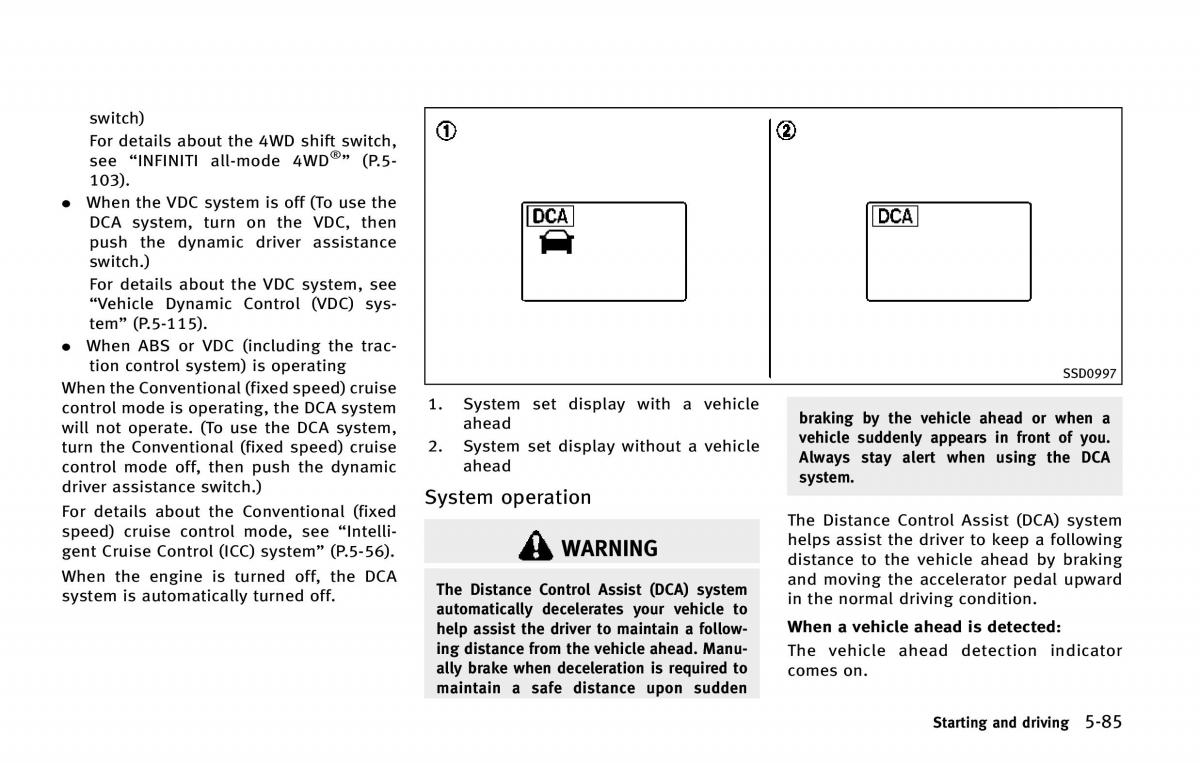 Infiniti QX80 owners manual / page 422