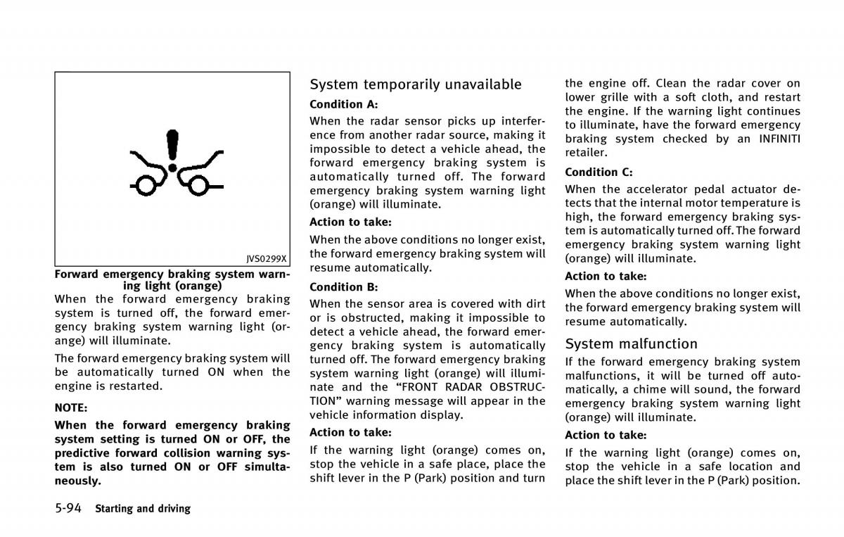 Infiniti QX80 owners manual / page 431