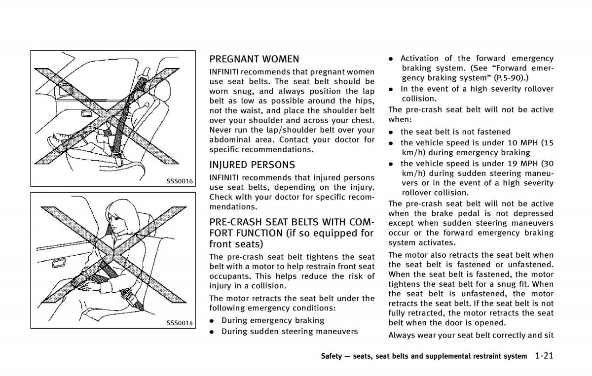 Infiniti QX80 owners manual / page 44