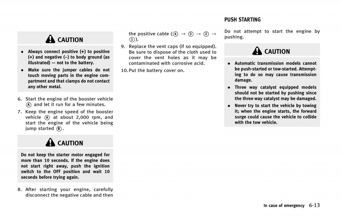 Infiniti QX80 owners manual / page 470