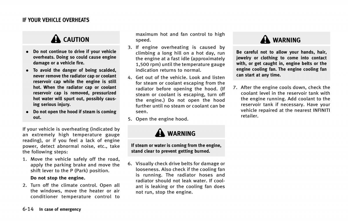 Infiniti QX80 owners manual / page 471