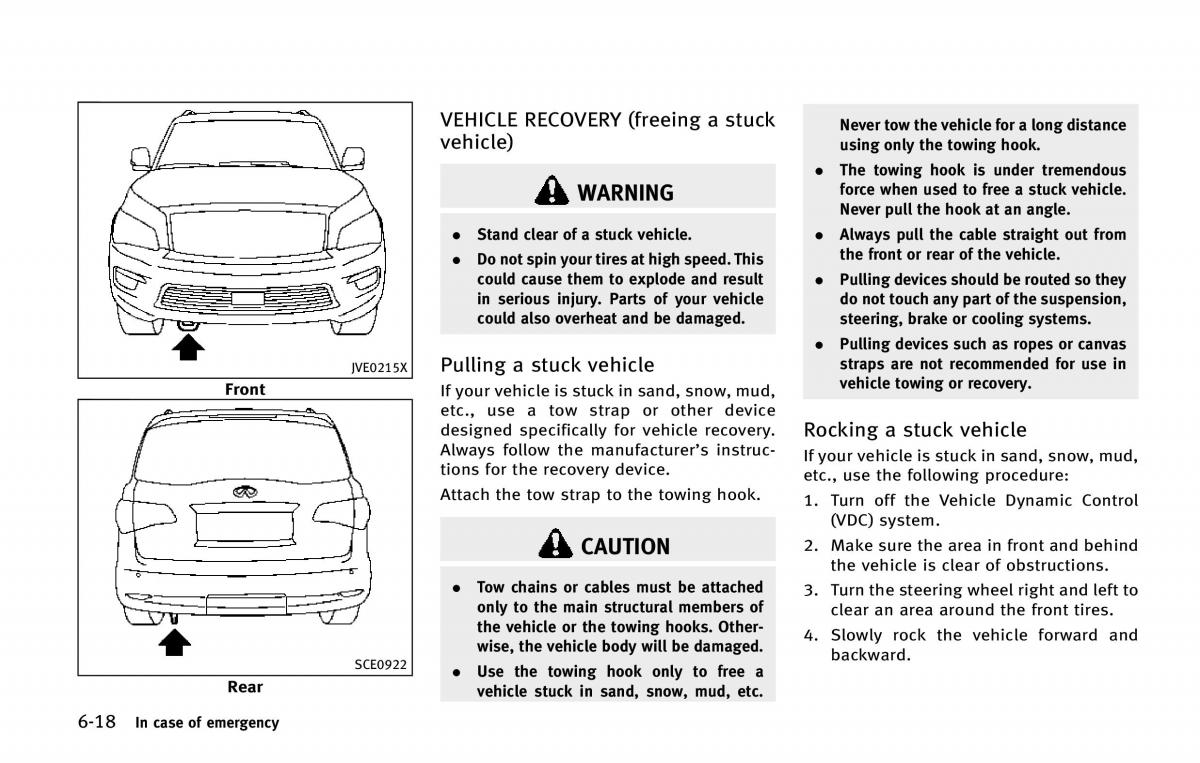 Infiniti QX80 owners manual / page 475