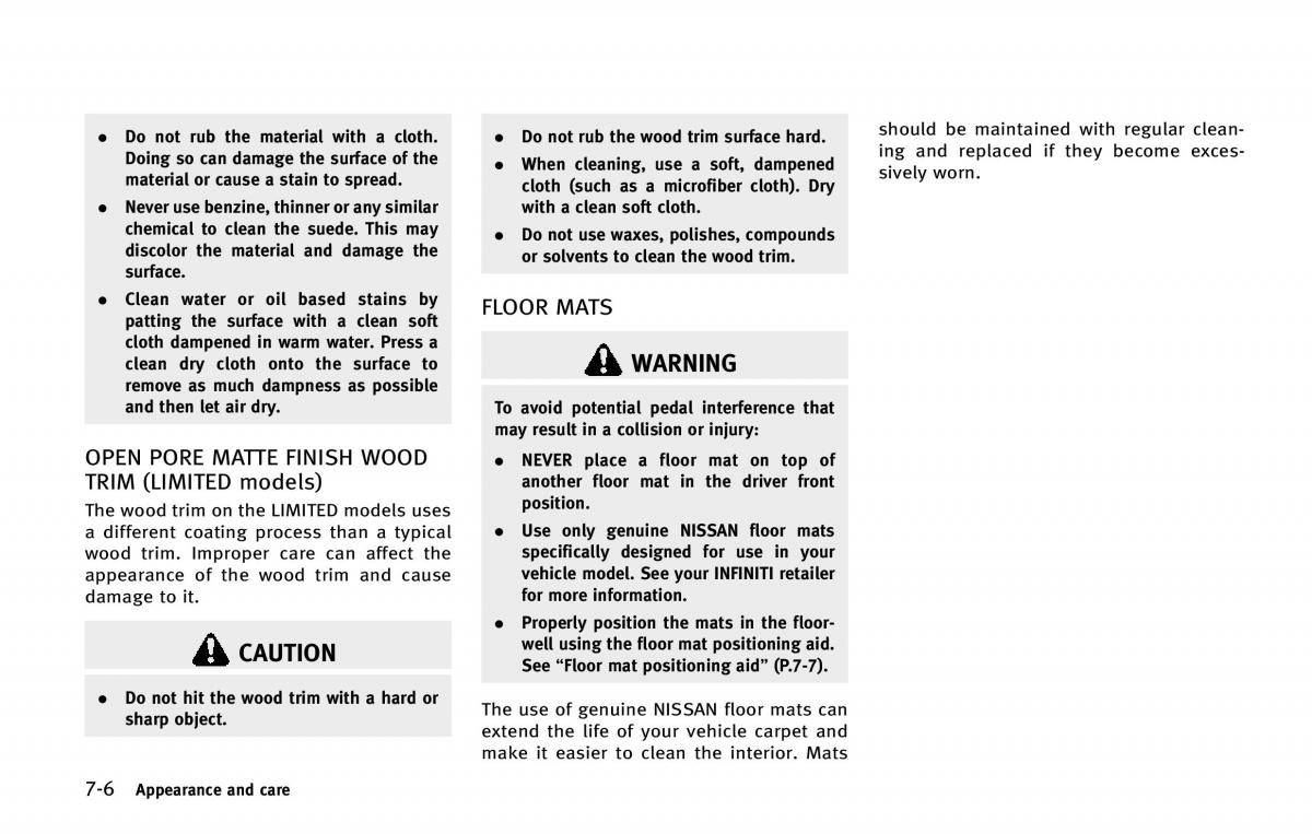 Infiniti QX80 owners manual / page 483