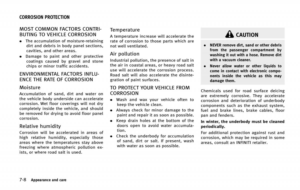 Infiniti QX80 owners manual / page 485