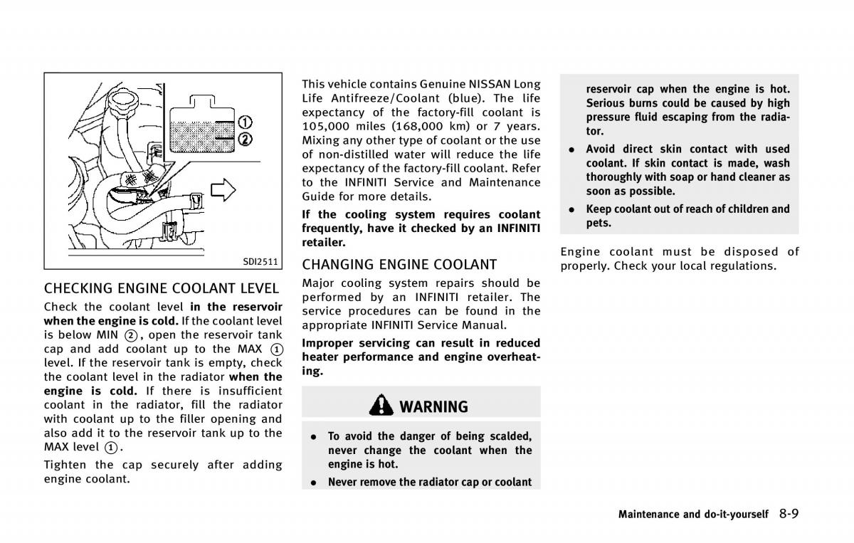 Infiniti QX80 owners manual / page 494