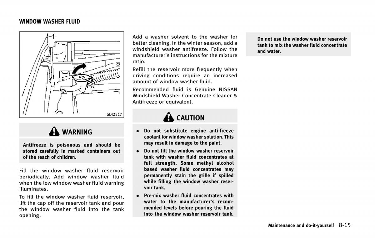 Infiniti QX80 owners manual / page 500