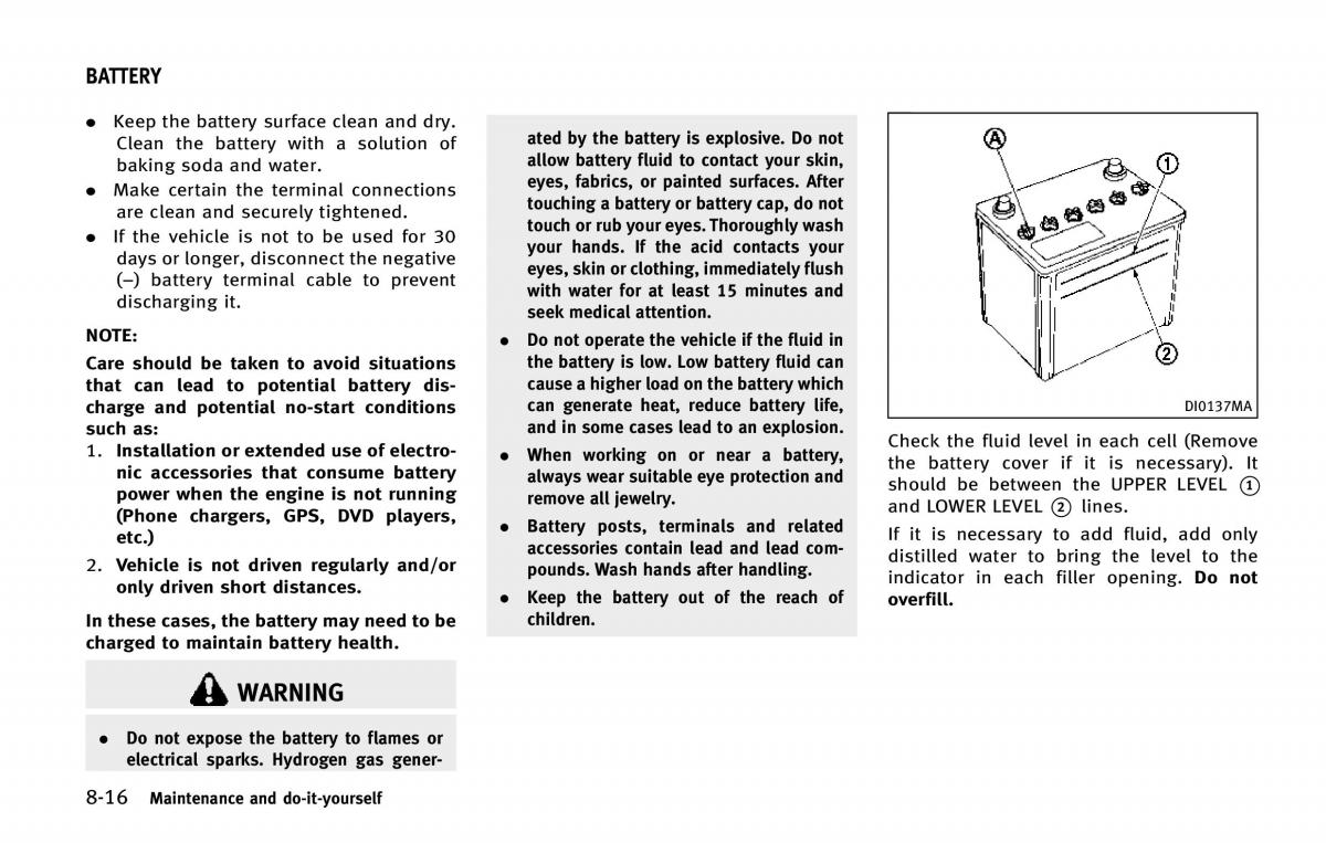 Infiniti QX80 owners manual / page 501