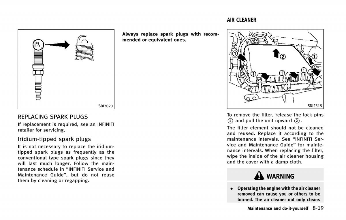 Infiniti QX80 owners manual / page 504