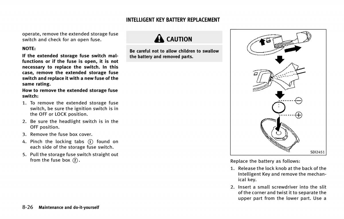 Infiniti QX80 owners manual / page 511