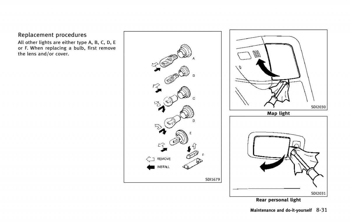 Infiniti QX80 owners manual / page 516