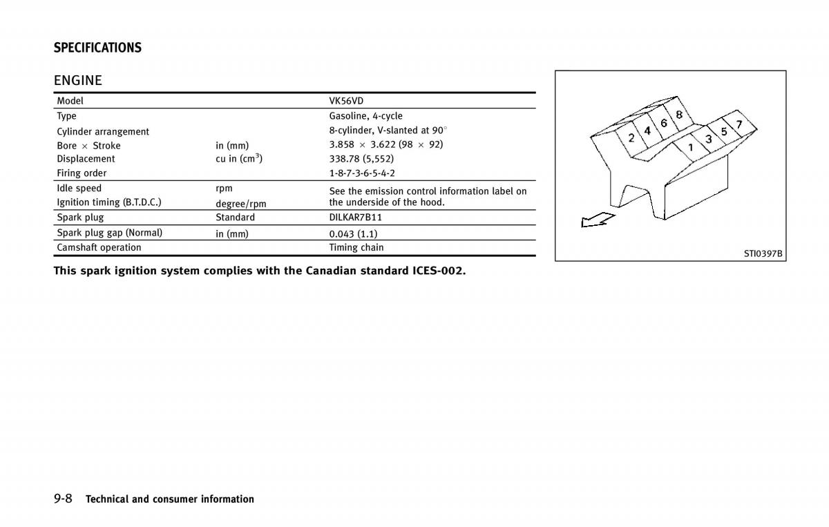 Infiniti QX80 owners manual / page 537