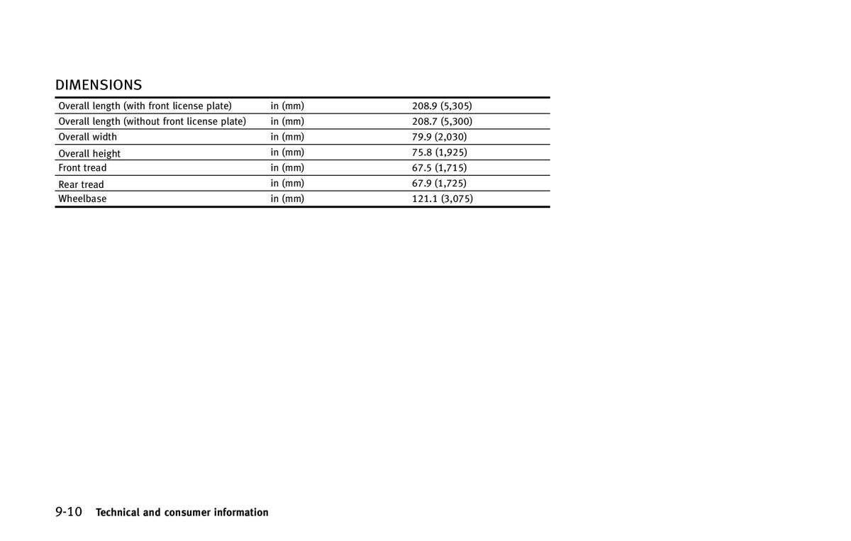 Infiniti QX80 owners manual / page 539