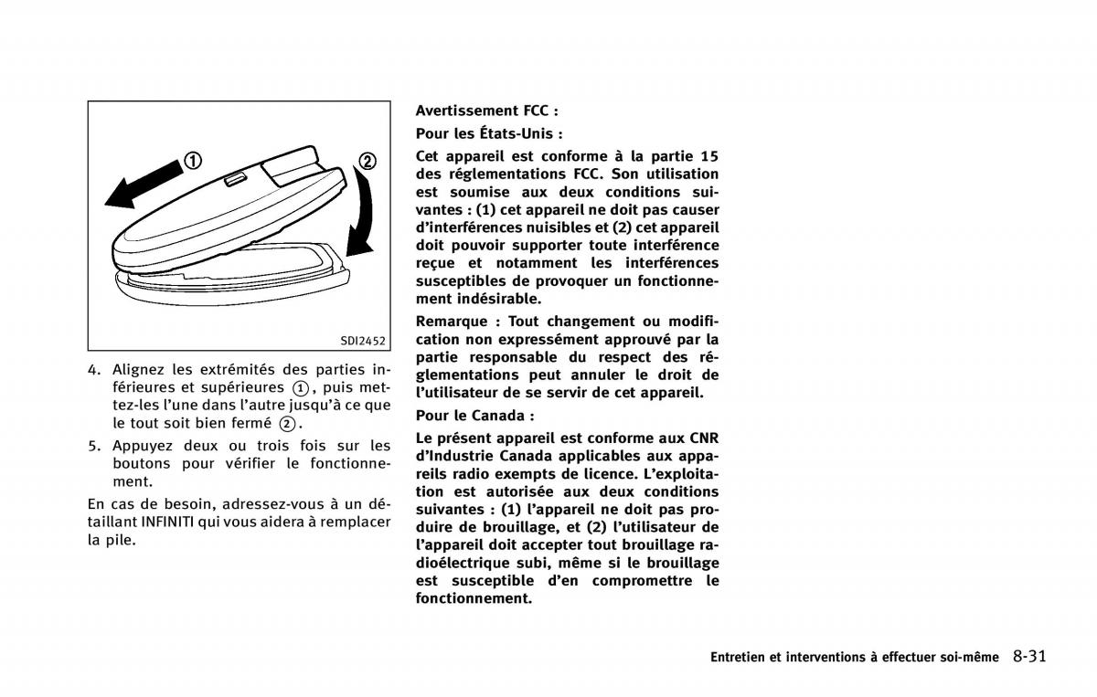 Infiniti QX80 manuel du proprietaire / page 566