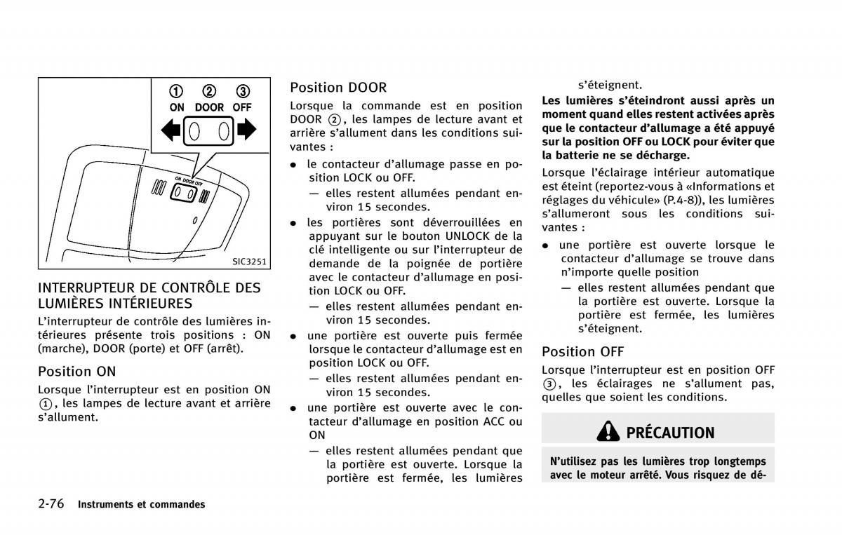 Infiniti QX80 manuel du proprietaire / page 177