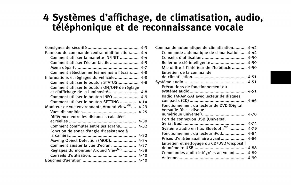 Infiniti QX80 manuel du proprietaire / page 224