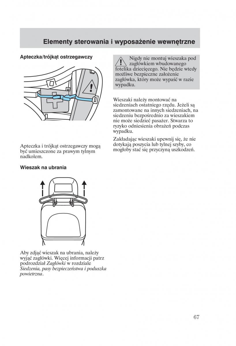 manual Ford Galaxy Ford Galaxy II 2 instrukcja / page 69