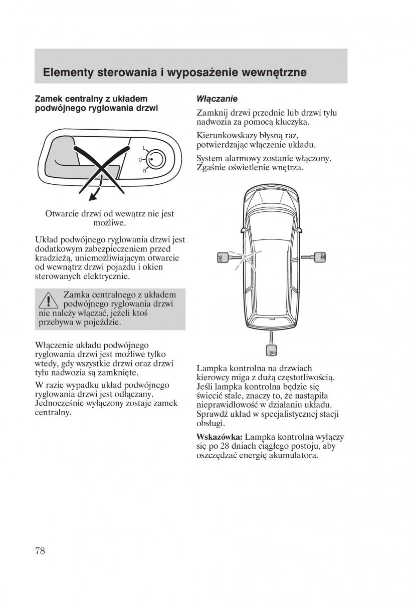 manual Ford Galaxy Ford Galaxy II 2 instrukcja / page 80