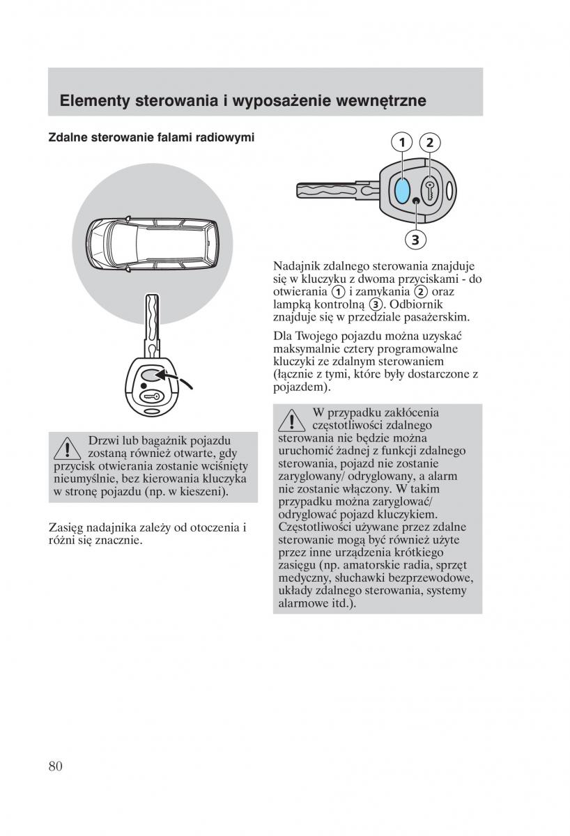 manual Ford Galaxy Ford Galaxy II 2 instrukcja / page 82