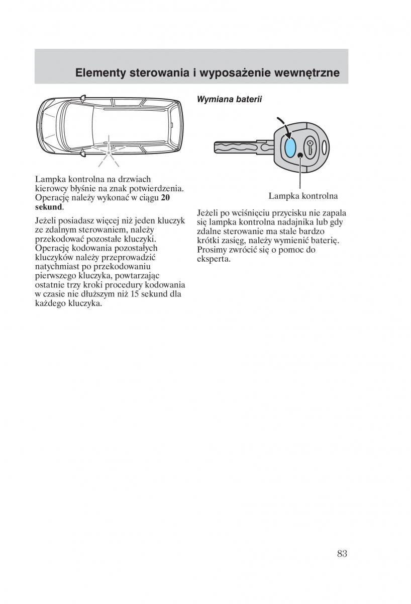 manual Ford Galaxy Ford Galaxy II 2 instrukcja / page 85