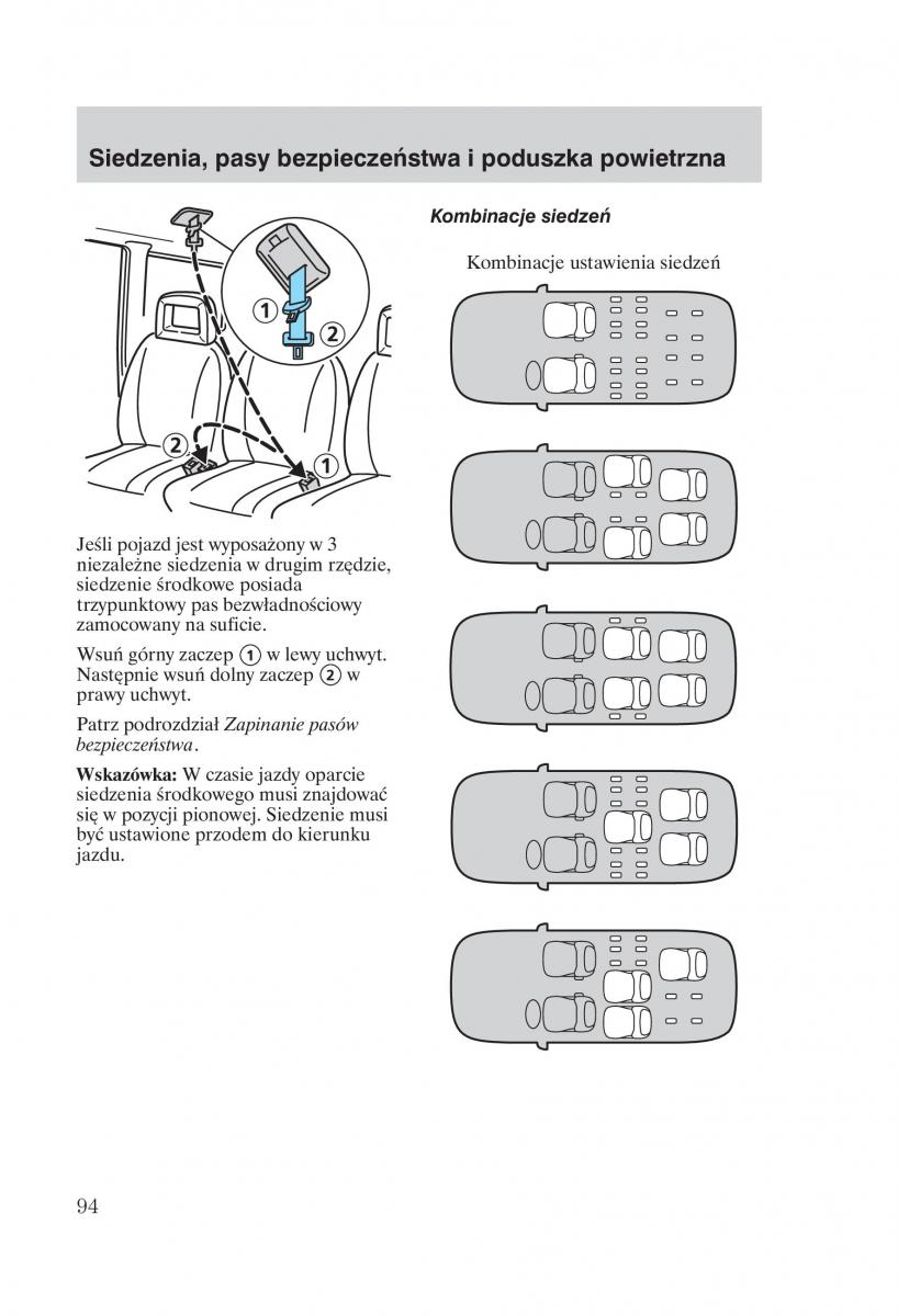 manual Ford Galaxy Ford Galaxy II 2 instrukcja / page 96