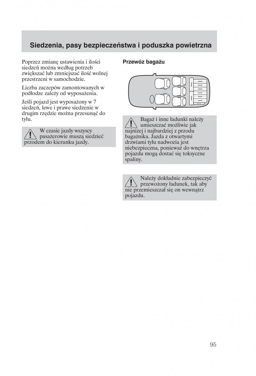 manual Ford Galaxy Ford Galaxy II 2 instrukcja / page 97