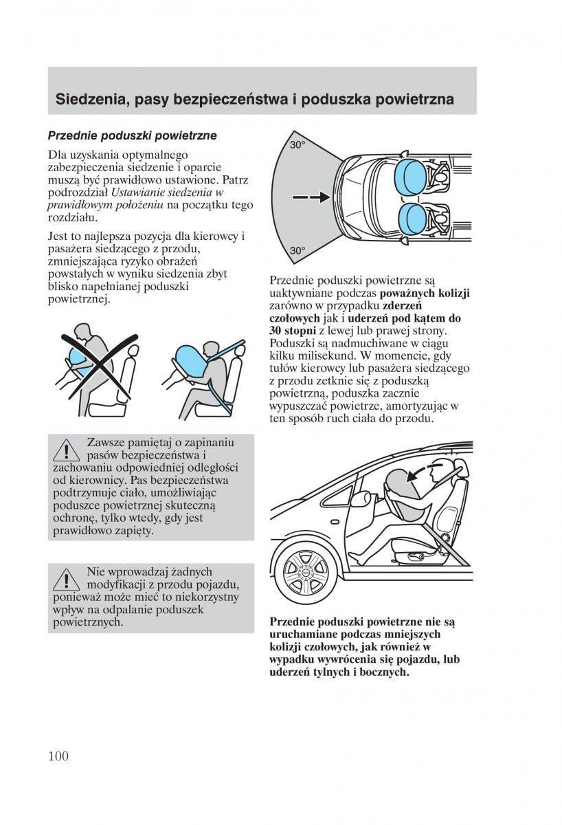 manual Ford Galaxy Ford Galaxy II 2 instrukcja / page 102