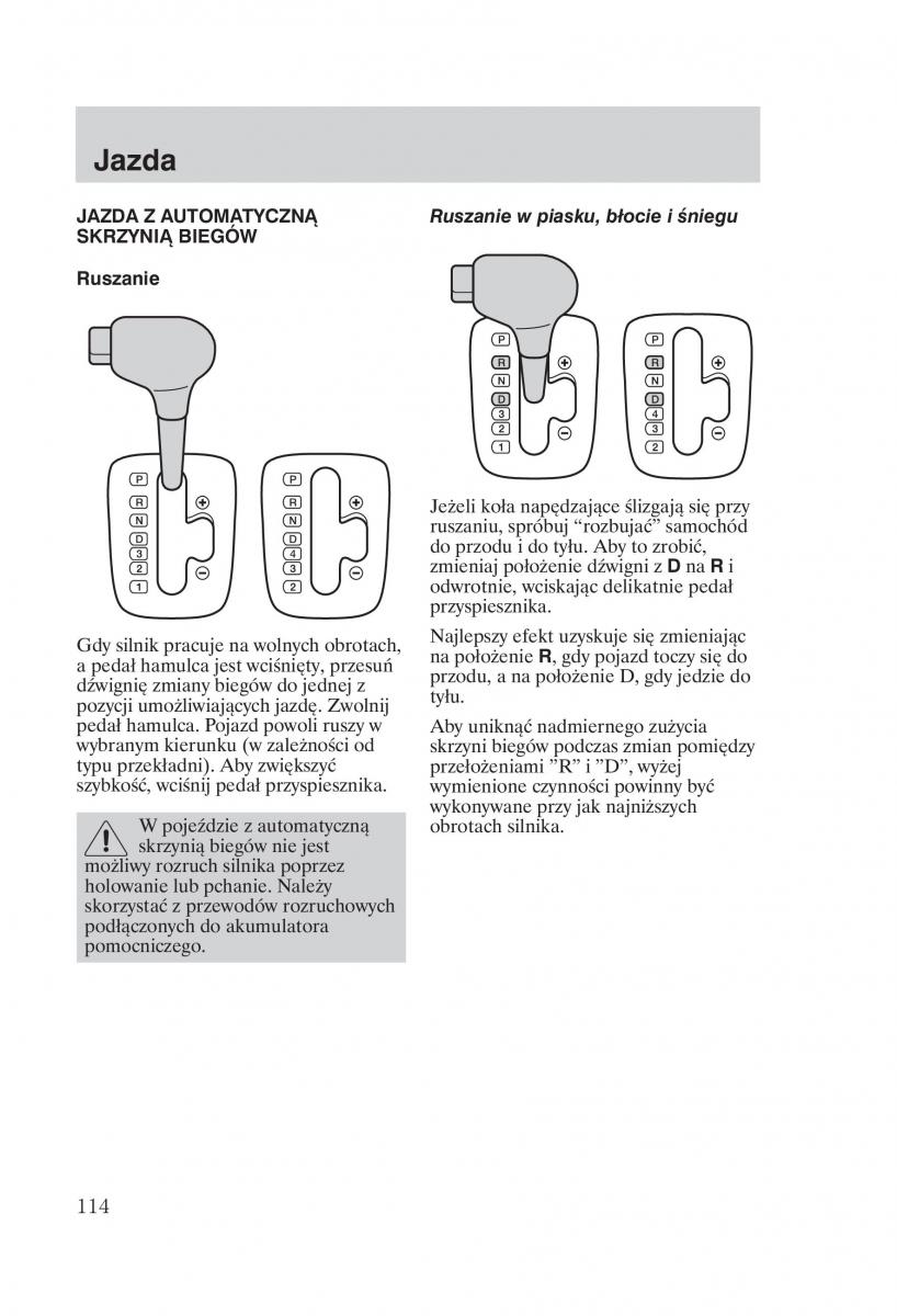 manual Ford Galaxy Ford Galaxy II 2 instrukcja / page 116