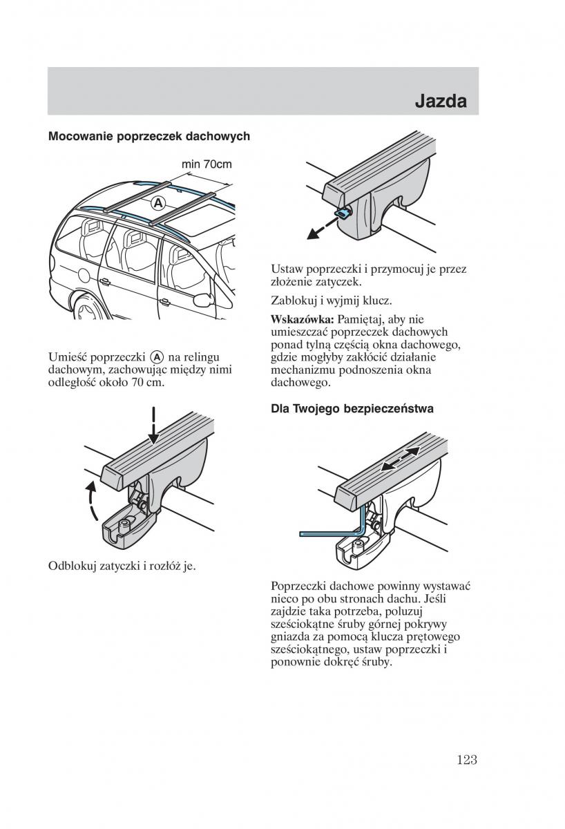 manual Ford Galaxy Ford Galaxy II 2 instrukcja / page 125