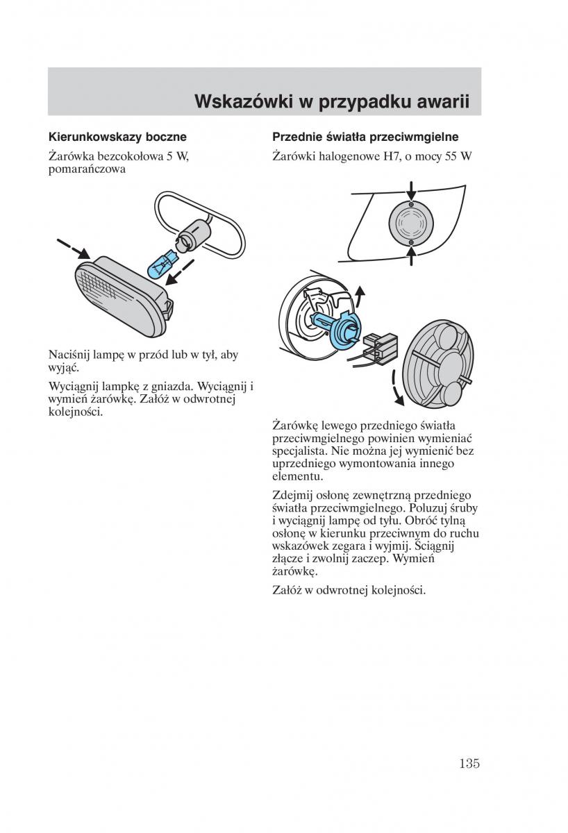 manual Ford Galaxy Ford Galaxy II 2 instrukcja / page 137