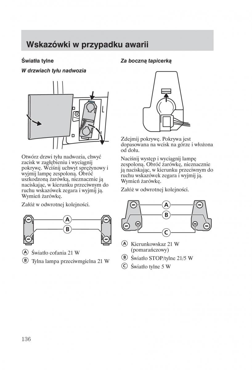 manual Ford Galaxy Ford Galaxy II 2 instrukcja / page 138