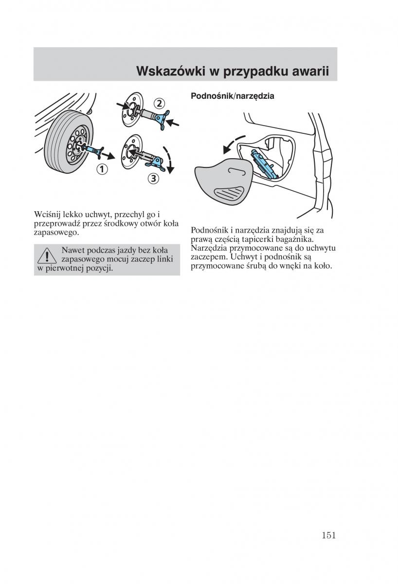 manual Ford Galaxy Ford Galaxy II 2 instrukcja / page 153