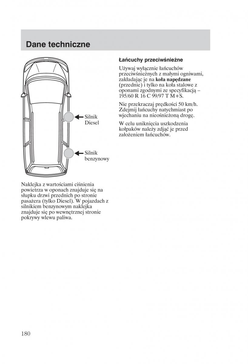 manual Ford Galaxy Ford Galaxy II 2 instrukcja / page 182