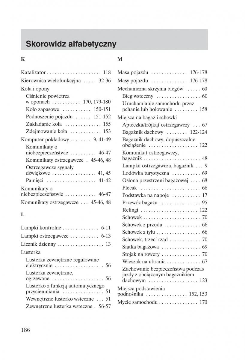 manual Ford Galaxy Ford Galaxy II 2 instrukcja / page 188