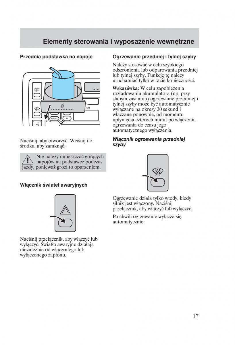 manual Ford Galaxy Ford Galaxy II 2 instrukcja / page 19