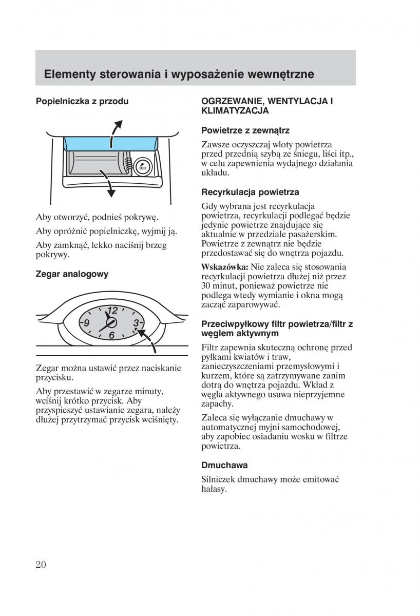 manual Ford Galaxy Ford Galaxy II 2 instrukcja / page 22