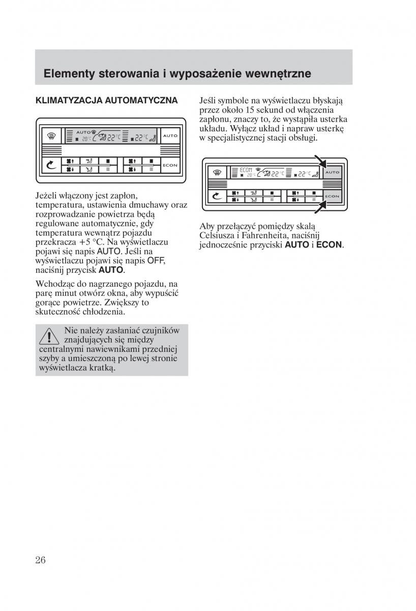 manual Ford Galaxy Ford Galaxy II 2 instrukcja / page 28