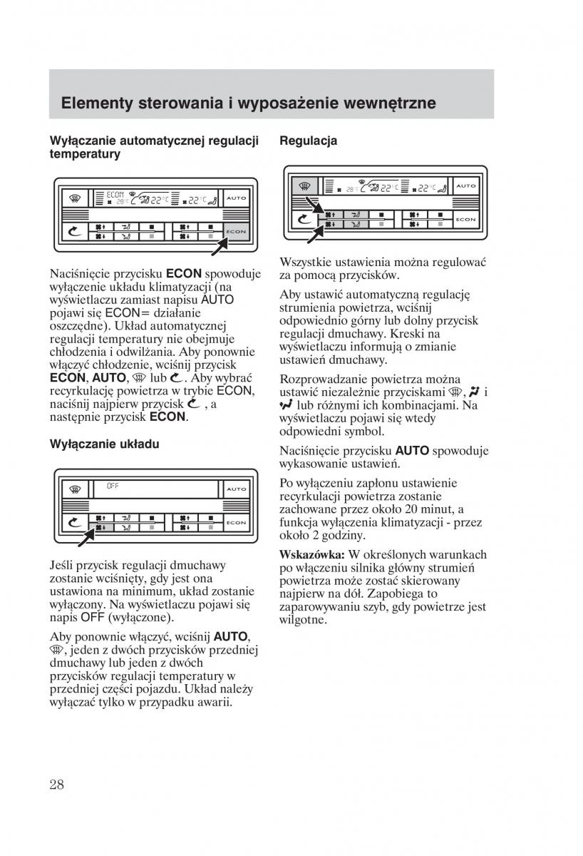 manual Ford Galaxy Ford Galaxy II 2 instrukcja / page 30