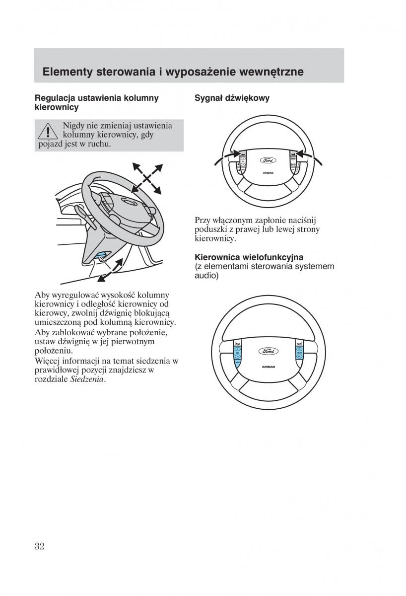 manual Ford Galaxy Ford Galaxy II 2 instrukcja / page 34