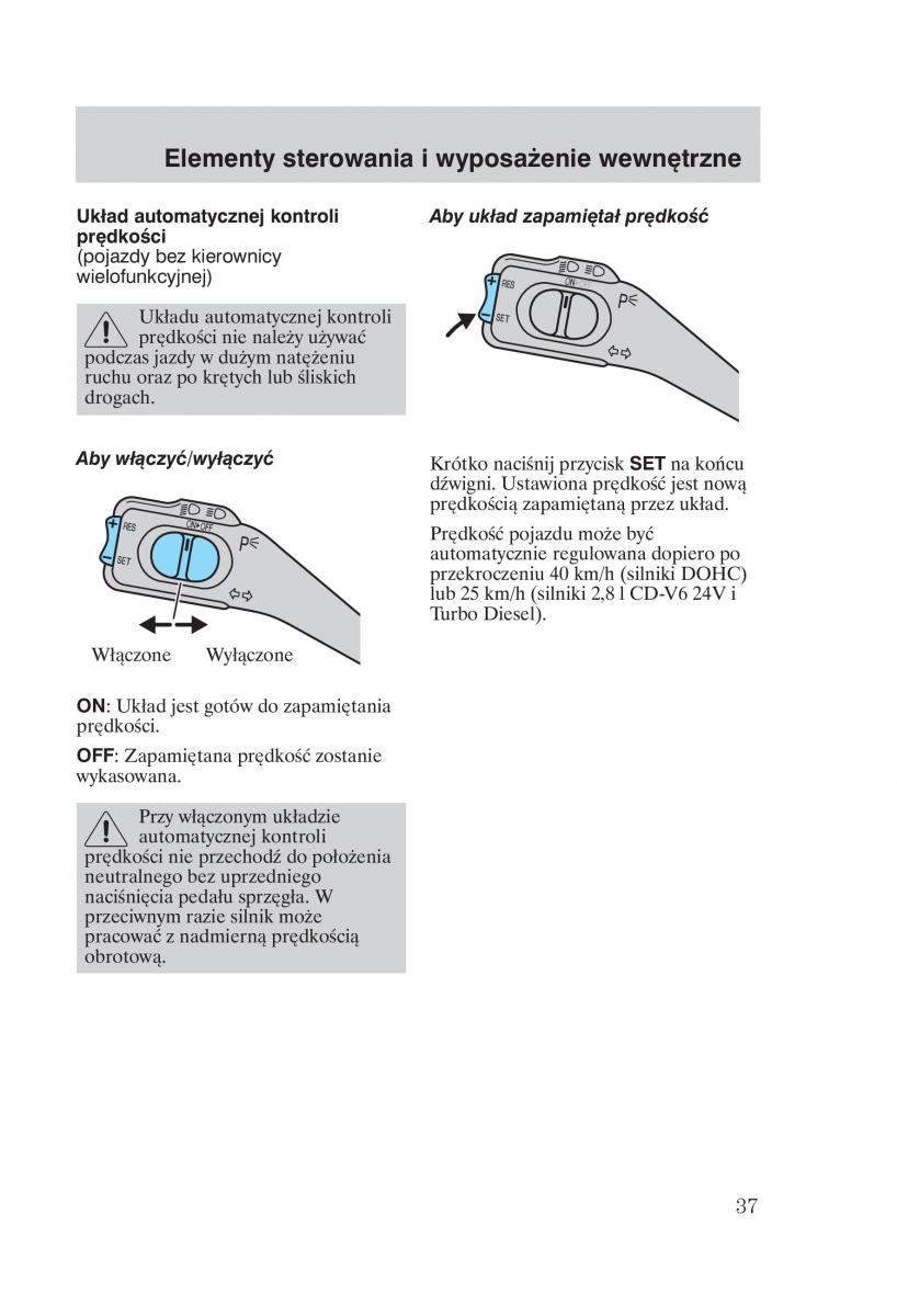 manual Ford Galaxy Ford Galaxy II 2 instrukcja / page 39