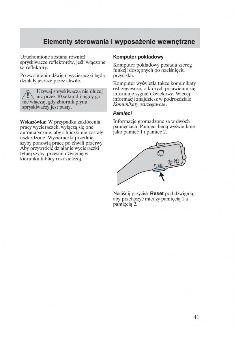 manual Ford Galaxy Ford Galaxy II 2 instrukcja / page 43