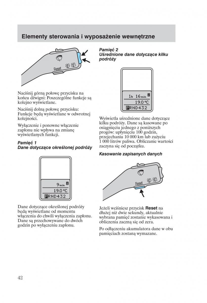 manual Ford Galaxy Ford Galaxy II 2 instrukcja / page 44