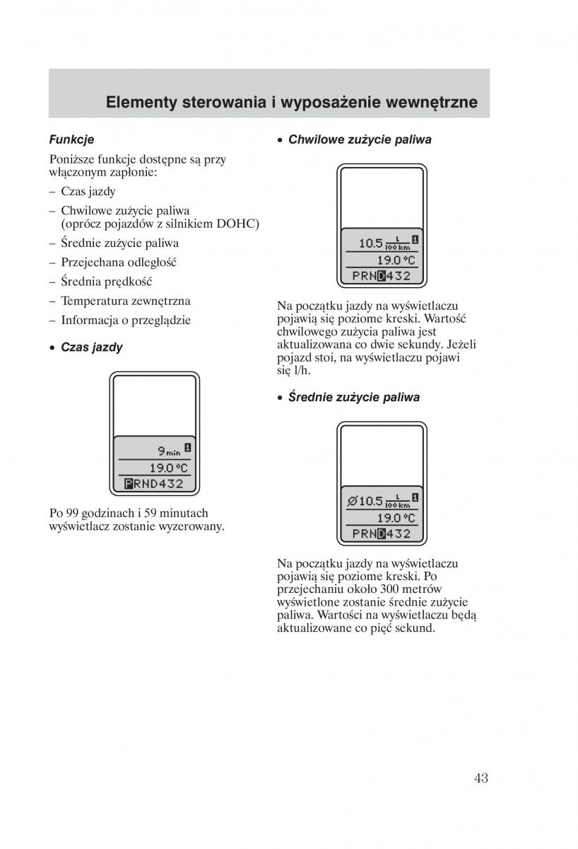 manual Ford Galaxy Ford Galaxy II 2 instrukcja / page 45