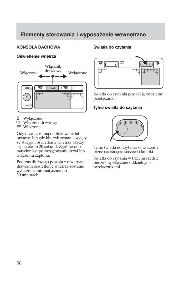 manual Ford Galaxy Ford Galaxy II 2 instrukcja / page 52