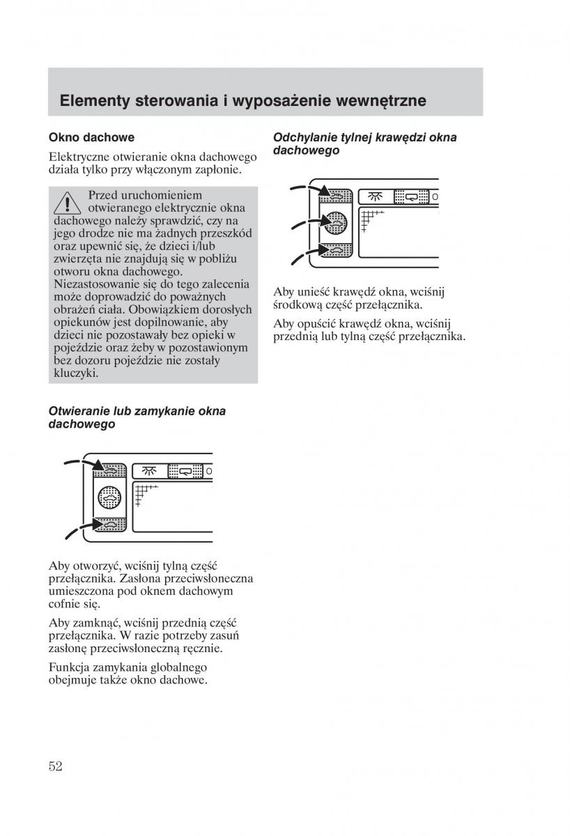 manual Ford Galaxy Ford Galaxy II 2 instrukcja / page 54