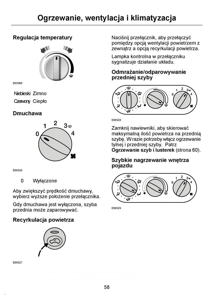 Ford Ka I 1 instrukcja obslugi / page 60