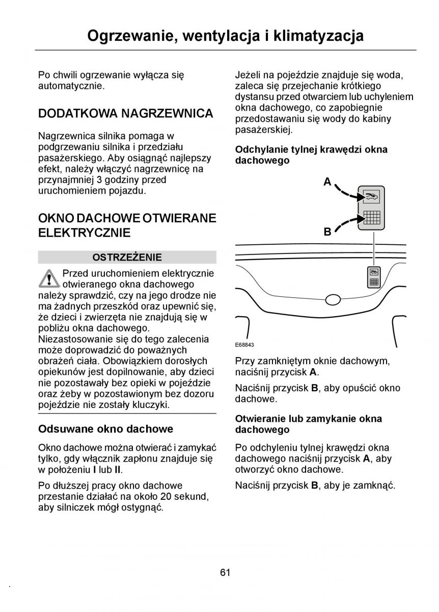 Ford Ka I 1 instrukcja obslugi / page 63