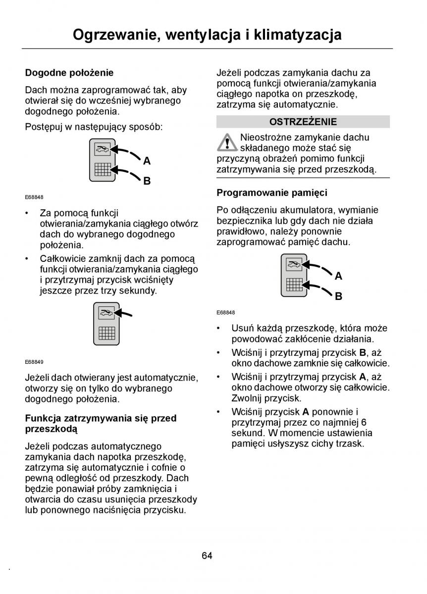 Ford Ka I 1 instrukcja obslugi / page 66