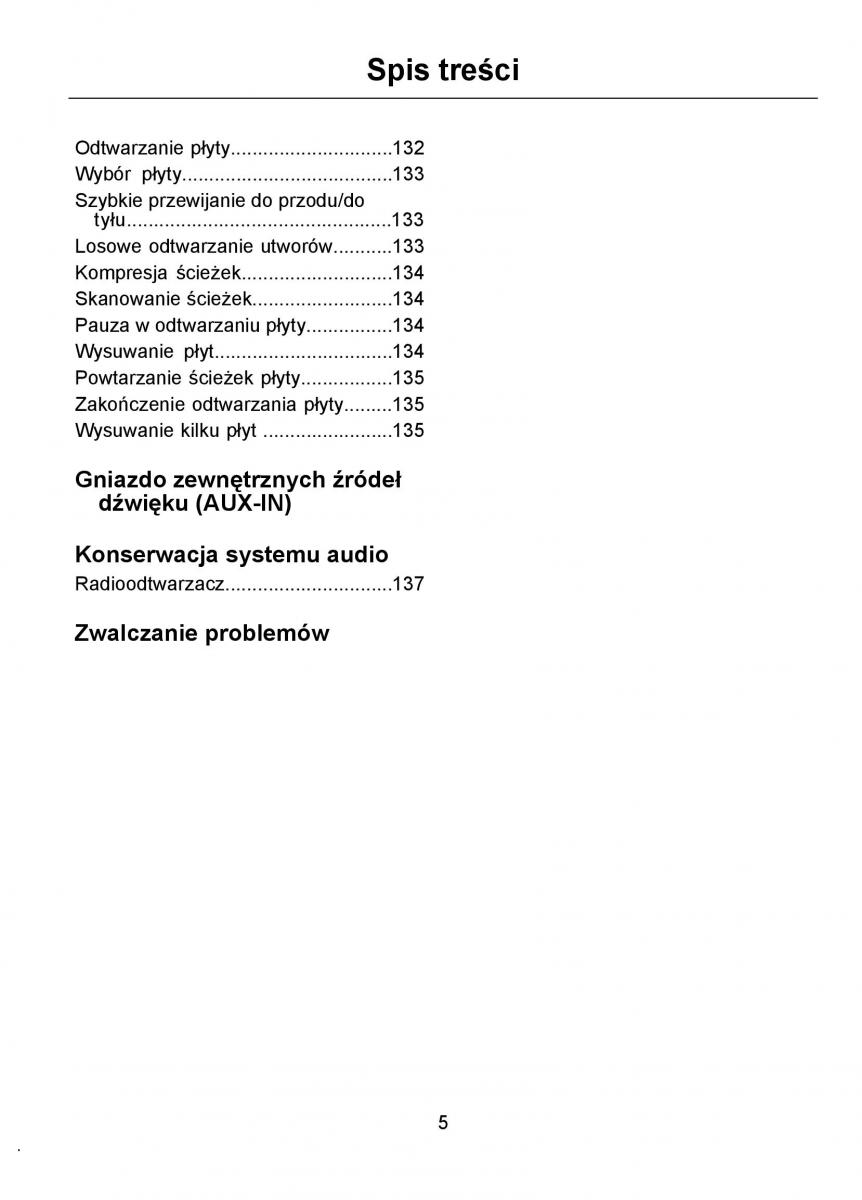 Ford Ka I 1 instrukcja obslugi / page 7