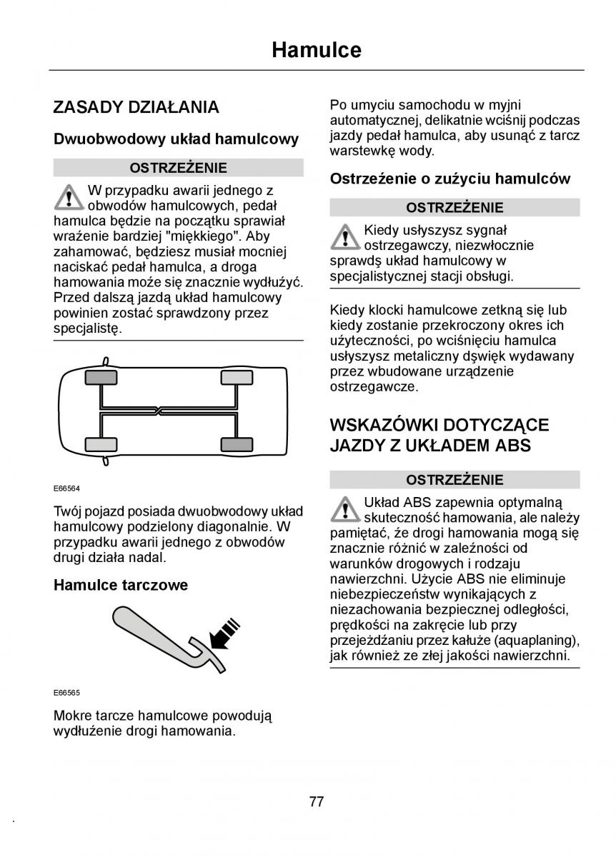 Ford Ka I 1 instrukcja obslugi / page 79