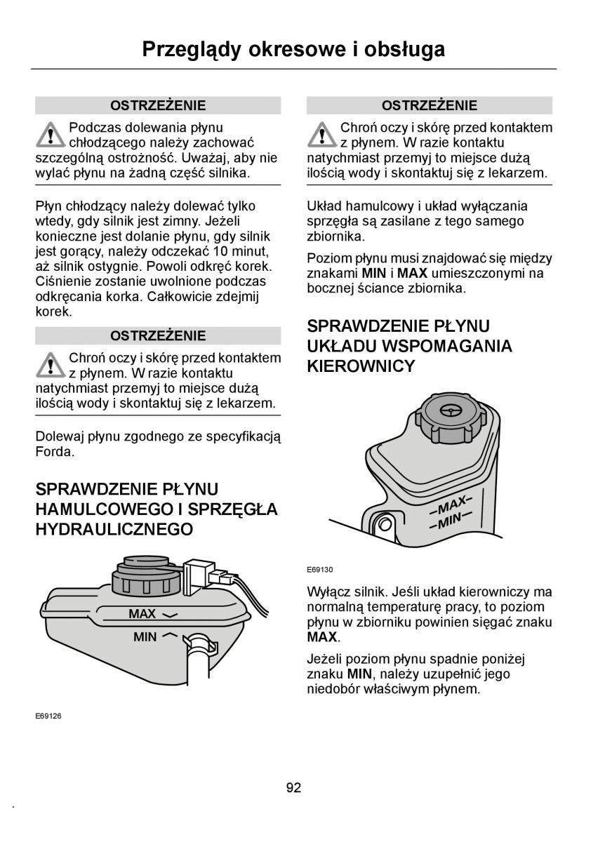 Ford Ka I 1 instrukcja obslugi / page 94